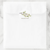 ブラシ付き枝ありがとうシール ラウンドシール (バッグ)