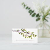 ブラシ付き枝結婚の座席表 プレイスカード (スタンド正面)