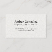 ブラシ付き水彩 |ラージモノグラム 名刺 (裏面)