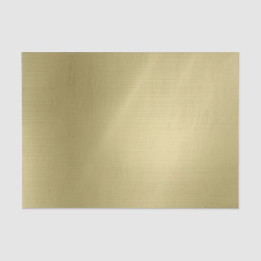 ブラシ付き深い金ゴールド 薄葉紙 (正面)