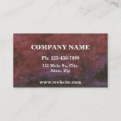 ブラシ付き紫の名刺 名刺 (裏面)