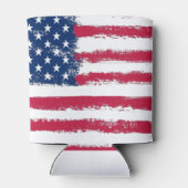 ブラシ付き統一された州のフラグランジグ 缶クーラー (裏面)