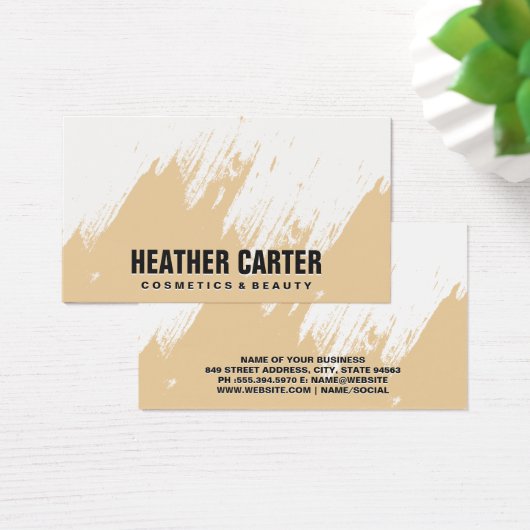 ブラシ付き背景 (デスク)