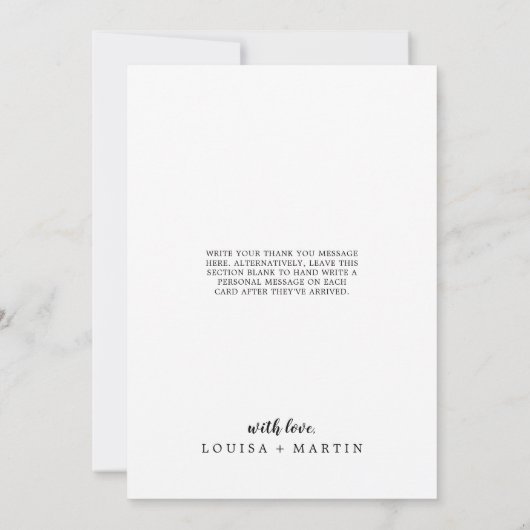 ブラシ付き赤結婚した小クリスマス シーズンカード (裏面)