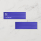 ブラシ付き青 スキニー名刺 (正面/裏面)