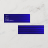ブラシ付き青 スキニー名刺 (正面/裏面)