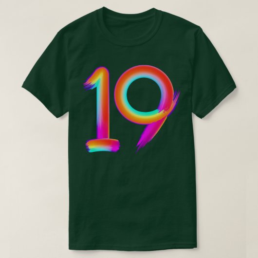 ブラシ付き17 Tシャツ (デザイン正面)
