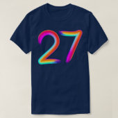 ブラシ付き25 Tシャツ (デザイン正面)
