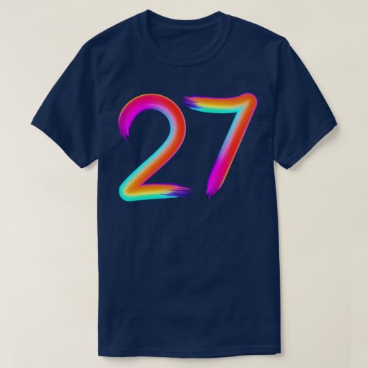 ブラシ付き25 Tシャツ (デザイン正面)