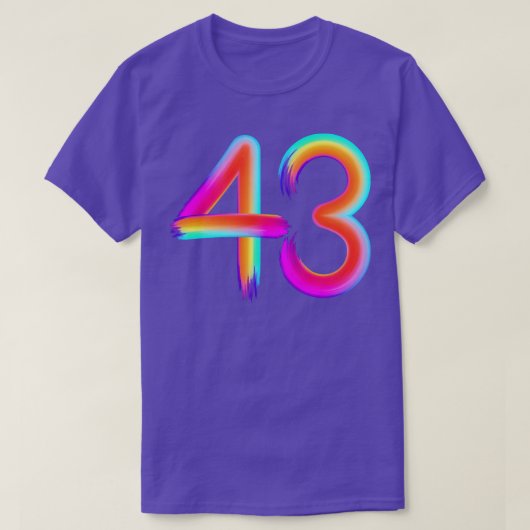 ブラシ付き40 Tシャツ (デザイン正面)