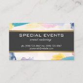 ブラシ付絵を描き背景 名刺 (裏面)