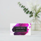 ブラシ付絵を描き 名刺 (スタンド正面)