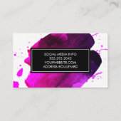 ブラシ付絵を描き 名刺 (裏面)