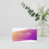 ブラシ付絵を描き |表現芸術的 ロイヤリティカード (スタンド正面)