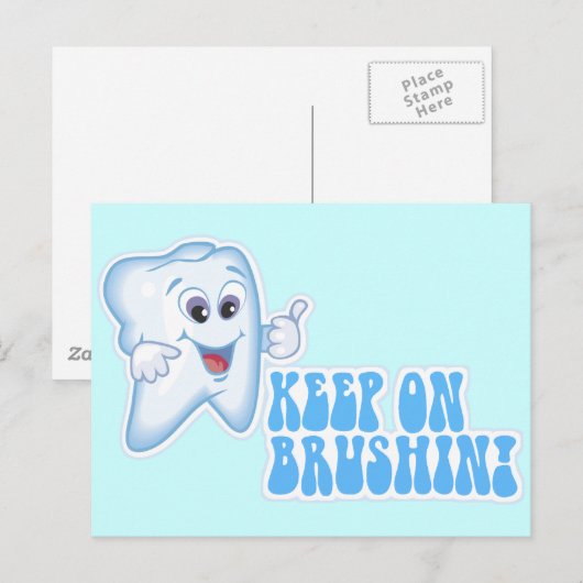 ブラシ保ン! ポストカード (正面/裏面)