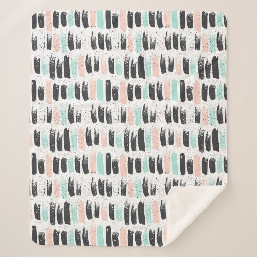 ブラシ及びインク打撃パターン シェルパブランケット (正面)