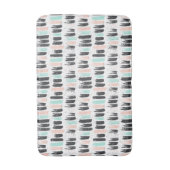 ブラシ及びインク打撃パターン バスマット (正面縦)