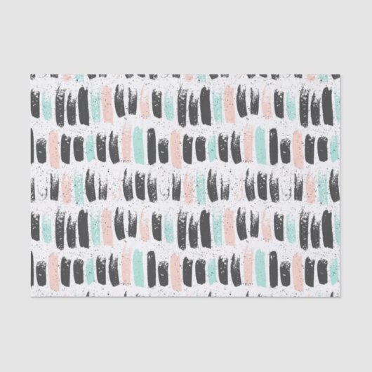 ブラシ及びインク打撃パターン 薄葉紙 (正面)