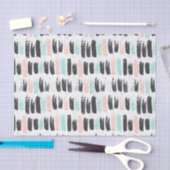 ブラシ及びインク打撃パターン 薄葉紙 (クラフト)