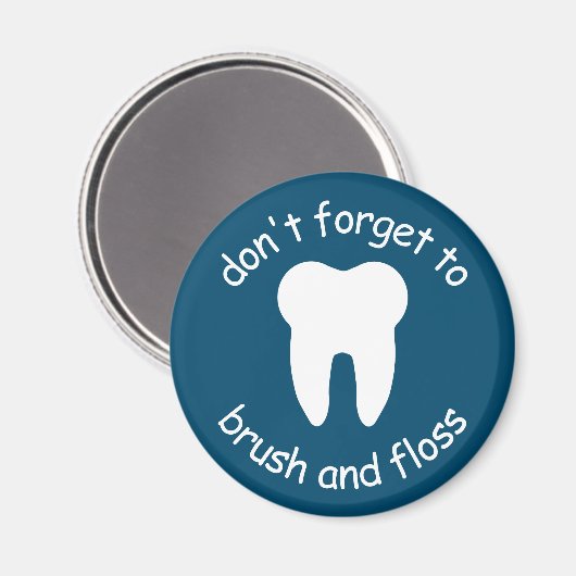 ブラシ忘れとフロスを使用しない マグネット (正面/裏面)