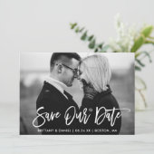 ブラシ救スクリプト黒白カード サンキューカード (スタンド正面)