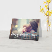 ブラシ文字お父さんのデイカード カード (黄色い花)