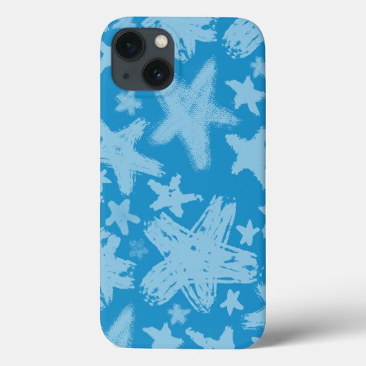 ブラシ星模様ケースメイトiPhoneケース Case-Mate iPhoneケース (裏面)
