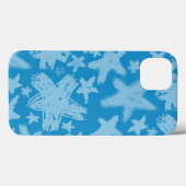 ブラシ星模様ケースメイトiPhoneケース Case-Mate iPhoneケース (裏面 (横))
