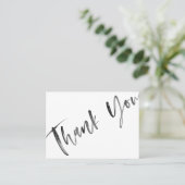 ブラシ書エレガント道ありがとうスモールビジネス 割引カード (スタンド正面)