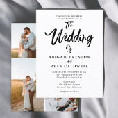 ブラシ書道予算結婚の ポストカード