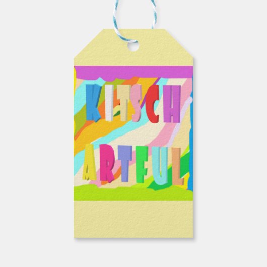 ブラシ歯ヘアウォッシュ顔おもしろいキッズ明るいデザイン ギフトタグ (裏面)