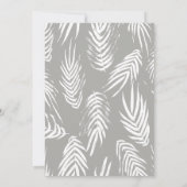 ブラシ素朴ハンドレタリング写真救日付 セーブザデート (裏面)