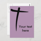 ブラシ絵を描クロス ポストカード (正面/裏面)