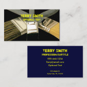 ブラシ絵を描名刺 名刺 (正面/裏面)