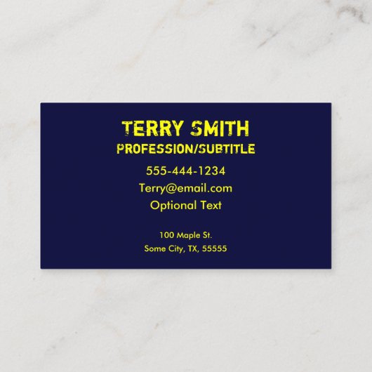 ブラシ絵を描名刺 名刺 (裏面)