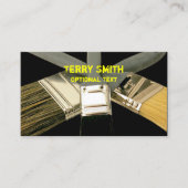 ブラシ絵を描名刺 名刺 (正面)