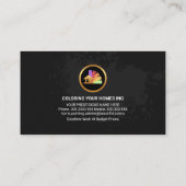 ブラシ絵画ウォール落書き 名刺 (裏面)