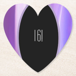 ブラシ花びらラベンダー紙コースター | フエレガントル ペーパーコースター