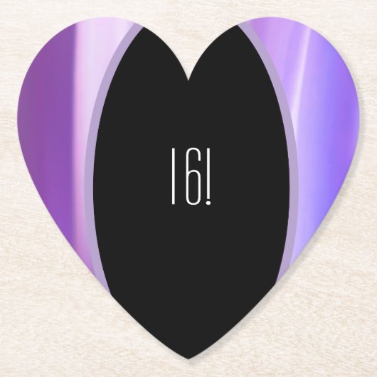 ブラシ花びらラベンダー紙コースター | フエレガントル ペーパーコースター (正面)