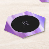 ブラシ花びらラベンダー紙コースター | フエレガントル ペーパーコースター (アングル)