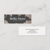 ブラシ芸術的付き落書き木製パネル スキニー名刺 (正面/裏面)