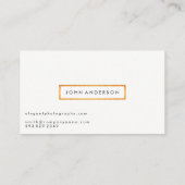 ブラシ金ゴールドグリッター 名刺 (裏面)