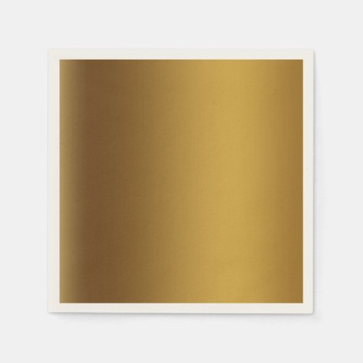 ブラシ金ゴールド色 スタンダードカクテルナプキン (正面)