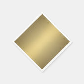 ブラシ金ゴールド スタンダードカクテルナプキン (角)