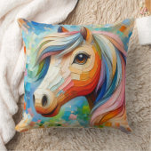 ブラシ鮮やかストローホース装飾用クッション クッション (ブランケット)