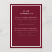 ブラシ オーバーレイ ウェディング インサート エンクロージャーカード (正面)