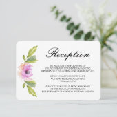 『ブラシ ブルーム』| 水彩 結婚式 披露宴 エンクロージャーカード (スタンド正面)