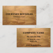 ブラシ（銅）名刺 名刺 (正面/裏面)