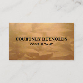 ブラシ（銅）名刺 名刺