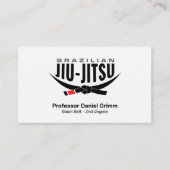 ブラジお洒落ル柔術モダン教授 名刺 (正面)
